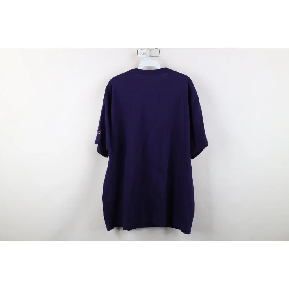 Vintage Y2K Champion Mens XL Spell Out Clemson University Short Sleeve T-Shirt - Picture 11 of 13